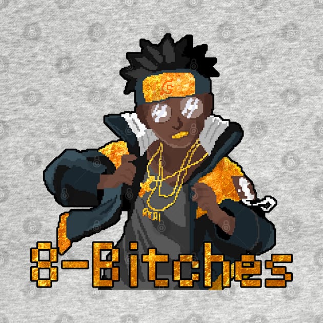 8-Bitches 8-Bit Anime Design by CultXLV